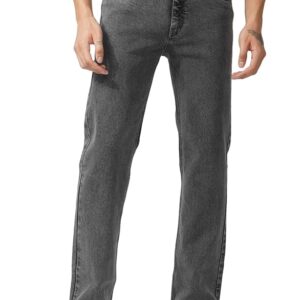 WOODBURN Men's Classic Straight Fit Denim Jeans - Timeless Design with Enhanced Comfort